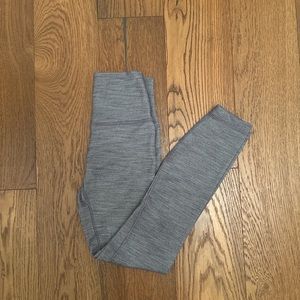 Lululemon grey Heathered leggings